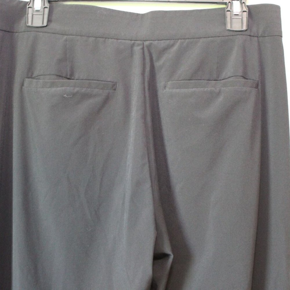 Athleta Tribeca Snap Ankle Crop Pants Black Athletic Women's Size 8 H13384 - Picture 8 of 12